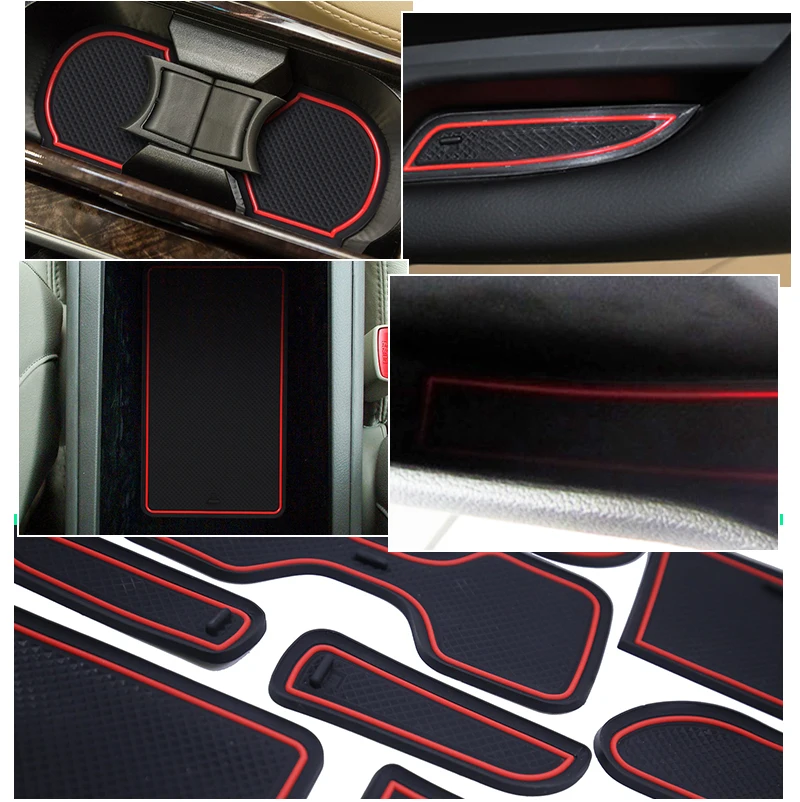 for Nissan Navara NP300 D23 Anti-Slip Rubber Cup Door Groove Mat 20pcs 2015 2016 2017 2018 Accessories Car Stickers Styling | Автомобили и