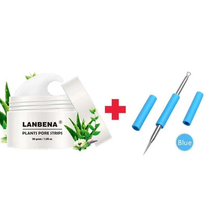 Белый Стиль LANBENA, маска для удаления черных точек, маска для носа, полоска пор, черная маска, пилинг, лечение акне, глубокое очищение кожи, уход - Цвет: Белый
