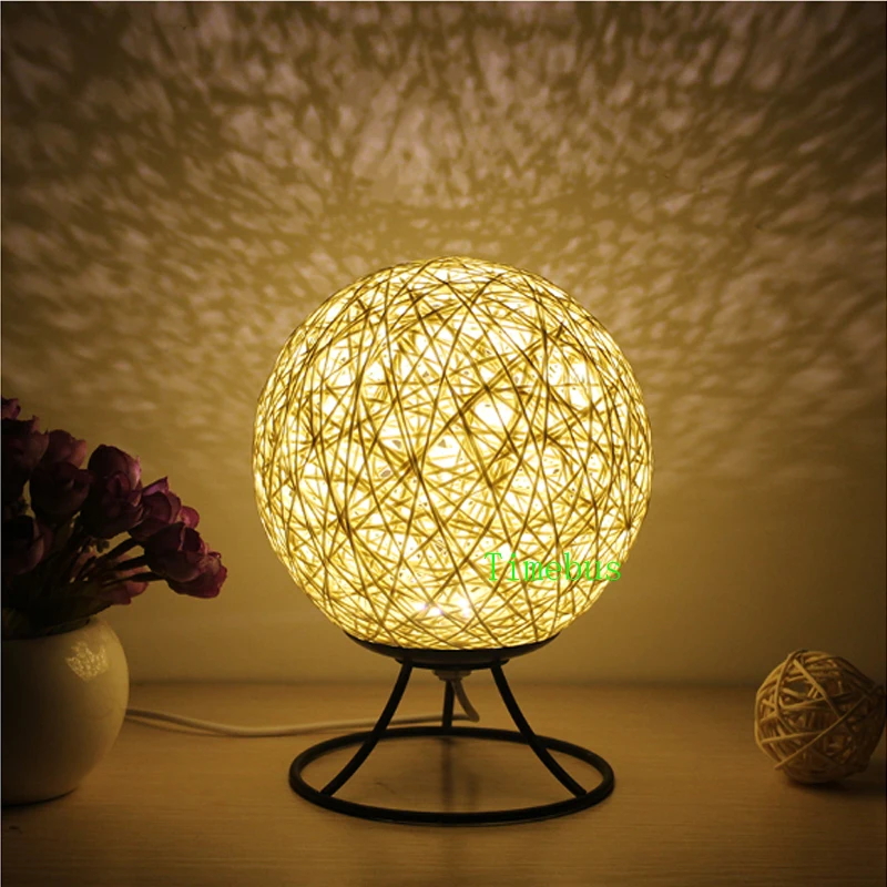 Warm Romantic Small Desk Light Creative Mood Table Lamp Simple Dormitory Modern led Bedside Bedroom Wedding | Освещение