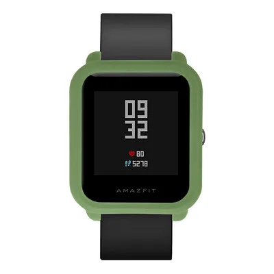 Мягкий ТПУ защитный силиконовый чехол для Huami Amazfit Bip Youth Watch SmartWatch Watachband Спортивные товары аксессуары - Цвет: Army Green