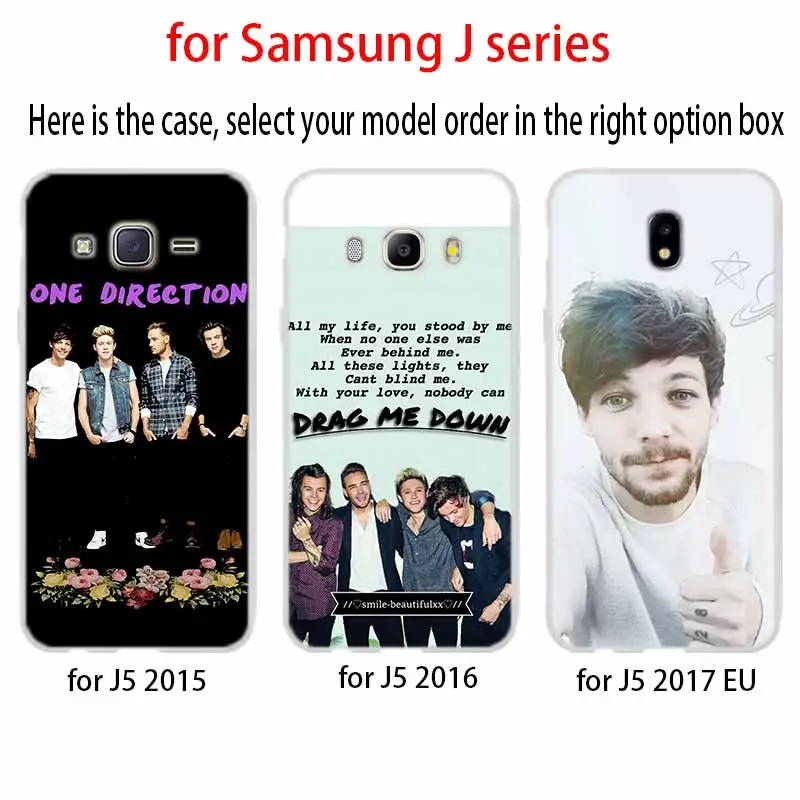 Односторонний чехол Louis Tomlinson для Samsung J8 J4 J6 Plus 2018 J5 J3 J7 2017 EU 2016 Prime Phone Coque Fundas
