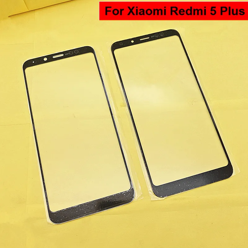 5.99&quot For Xiaomi Redmi 5 Plus Touch Screen Front Glass Touchpad Replacement Outer Panel Lens Cover Repair Part | Мобильные