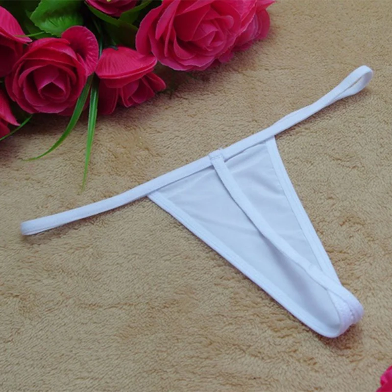 Женские мини-Трусы-бикини нижнее белье из дышащего материала с Т-образной