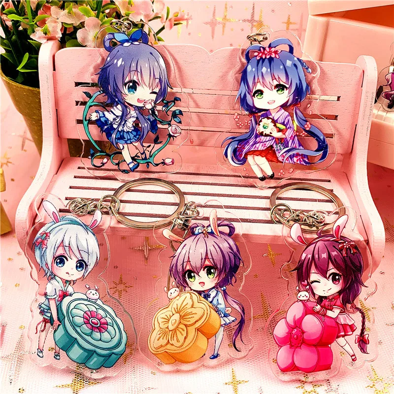 Китайский VOCALOID Luo tianyi брелок модные Мультяшные фигурки брелоки для сумки