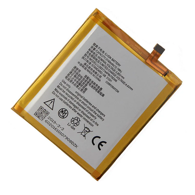 Оригинальный аккумулятор LI3931T44P8h756346 для телефона ZTE Axon 7 7S A2017 5 дюйма 3140