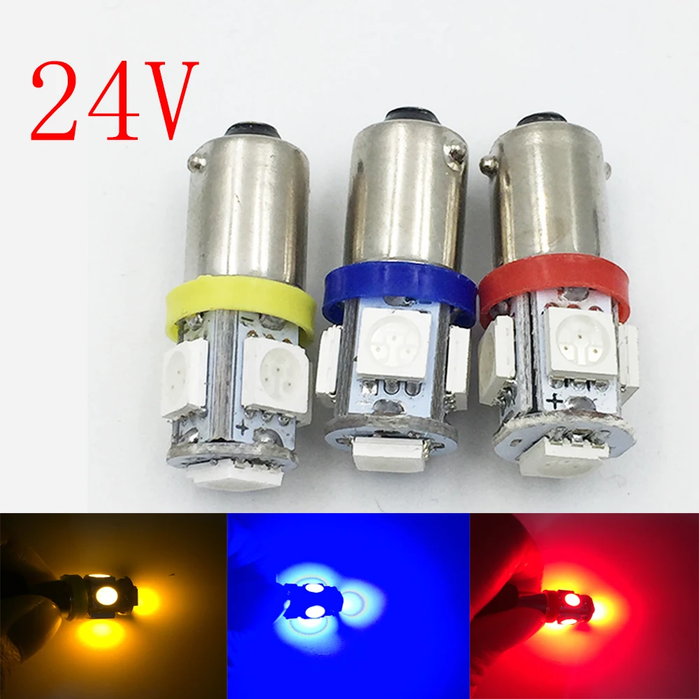 YSY 2 шт. Авто BA9S 1 Вт 5050 5SMD Автомобильный светодиодный светильник номерной знак