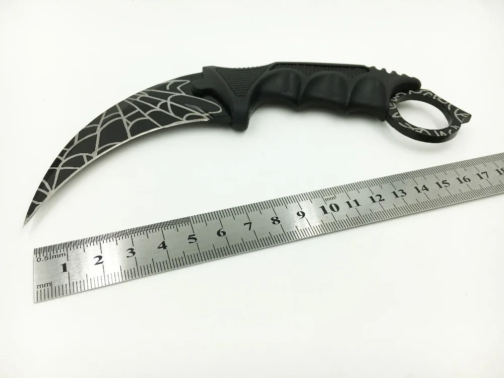 CS GO нож-керамбит Counter Strike коготь острый нож шейный с ножнами тигровый зуб