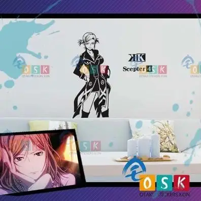 K Awashima Seri виниловые наклейки на стену Наклейка Декор домашнее украшение аниме