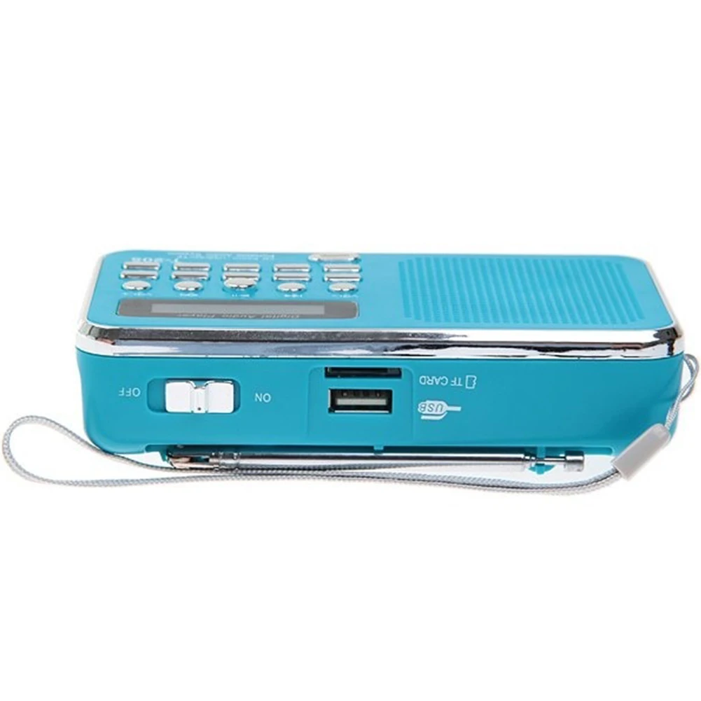 T205 Портативный FM радио MP3 плеер Музыкальный Мини-Динамик адаптер-звукосниматель