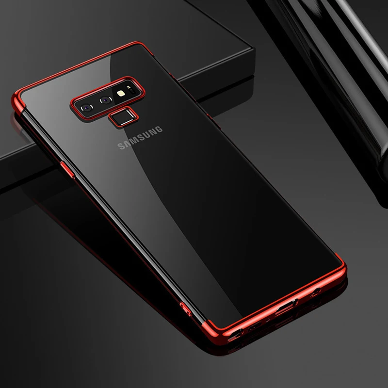 Роскошный прозрачный силиконовый чехол для Samsung Galaxy Note 9 8 A3 A5 A7 2016 2017 A6 A8 Plus 2018