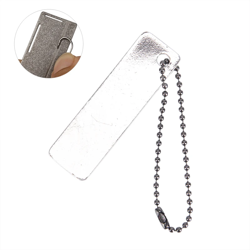 Diamond Fishing Hook Hone Fishook Sharpening Tackle Box Accessory Tool Easy To Use | Спорт и развлечения