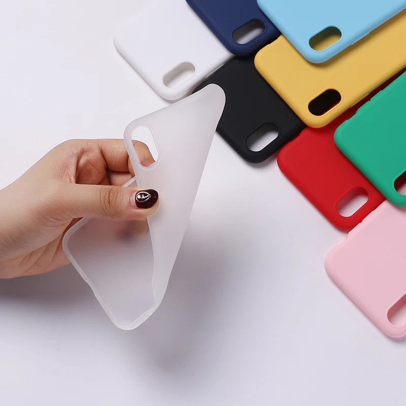 Silicone Solid Candy Matt Simple Soft Phone Thin Fundas Capa Coque Back Cover For iPhone 14 14ProMax 14Plus 13Promax 13 12 11