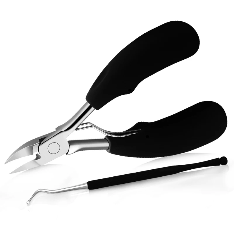2Pcs/Set Single Springs Stainless Steel Nail Cuticle Nipper Clipper Toenail Scissor Dead Skin Remove Pedicure Tool BT60 | Красота и