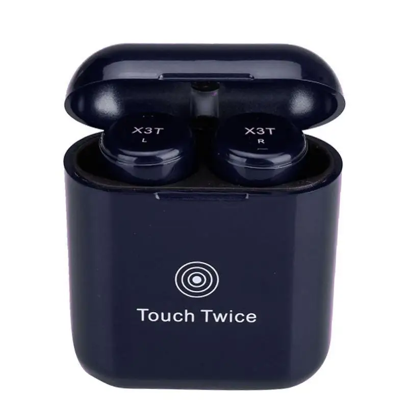 TWS X3T Bluetooth наушники беспроводные стерео Музыкальная гарнитура с 600 мАч зарядная