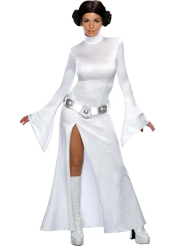 COLDKER костюм принцессы для взрослых с изображением леи из &quotЗвездных Войн&quot