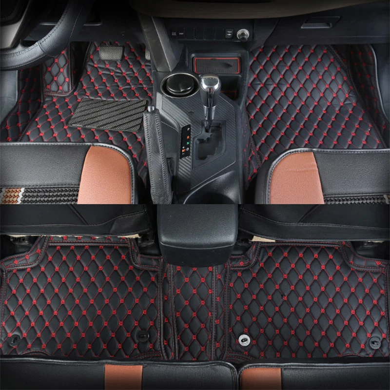 Для LHD Toyota RAV4 XA40 2013 кожаные автомобильные коврики на заказ, автомобильные коврики, коврики, аксессуары