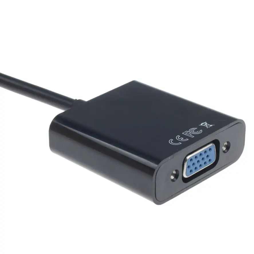 Factory Price MOSUNX Hot Selling 1080P HDMI to VGA With Audio Converter Adapter USB Power Video Cable J09T|Компьютерные кабели и