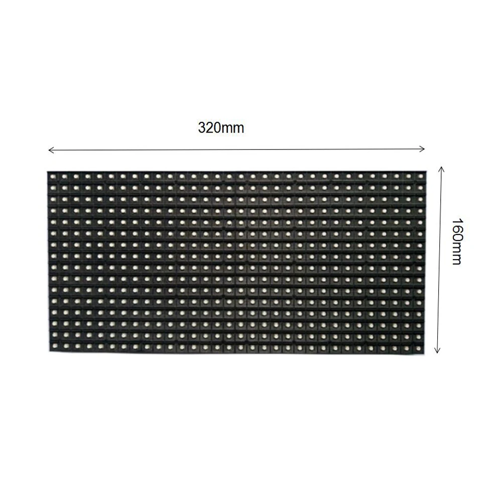 P10 SMD 1/8 сканирование 320*160 мм RGB полноцветный внутренний светодиодный дисплей