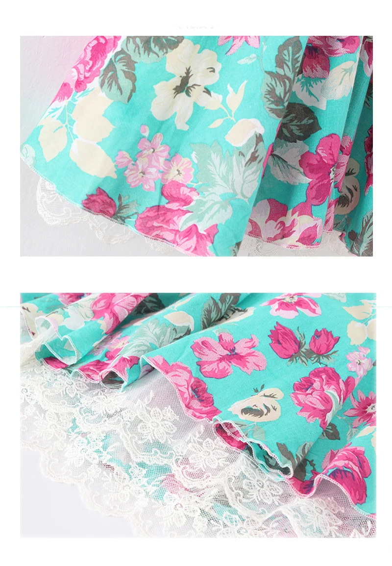 Girls floral sling dresses Little Spaghetti Straps Ruffles White Lace | Детская одежда и обувь