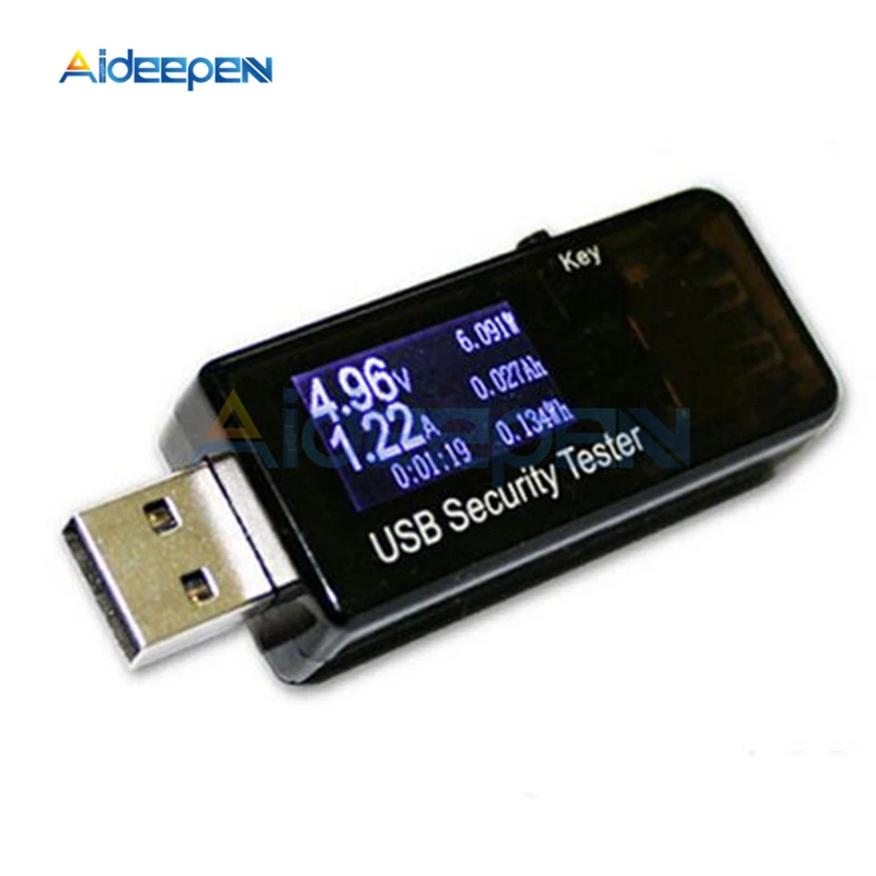 6 в 1 ЖК цифровой вольтметр Амперметр 5 12 В USB Тестер DC измеритель напряжения тока