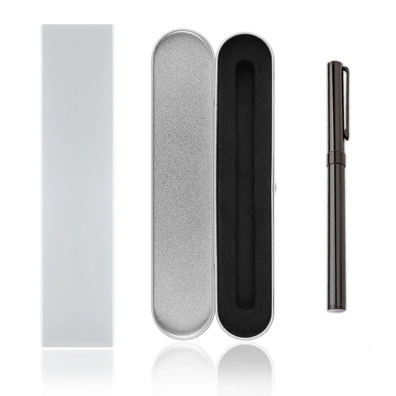 04 Pen Box 1 шт металлический подарок многоцветные гелевые ручки 0,5 мм бизнес офисная Ручка канцелярия для учеников ежедневное письмо подарок на день рождения Сувенир гелевая ручка - Цвет: 04 Pen Box
