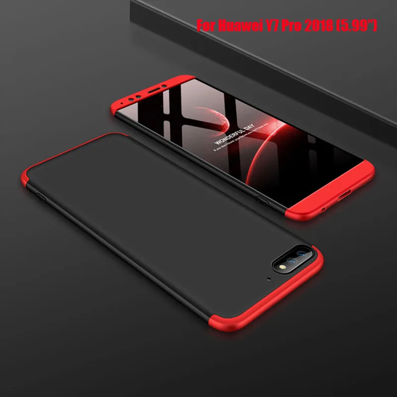 Чехол для Huawei Y7 Prime 2019 роскошный черный чехол Pro 2018 телефона с жесткой защитой |