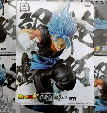 Оригинальная фигурка Banpresto Vegito Dragon Ball, супер голубые волосы, ПВХ фигурка, игрушки Dragon Ball SSJ, модель куклы