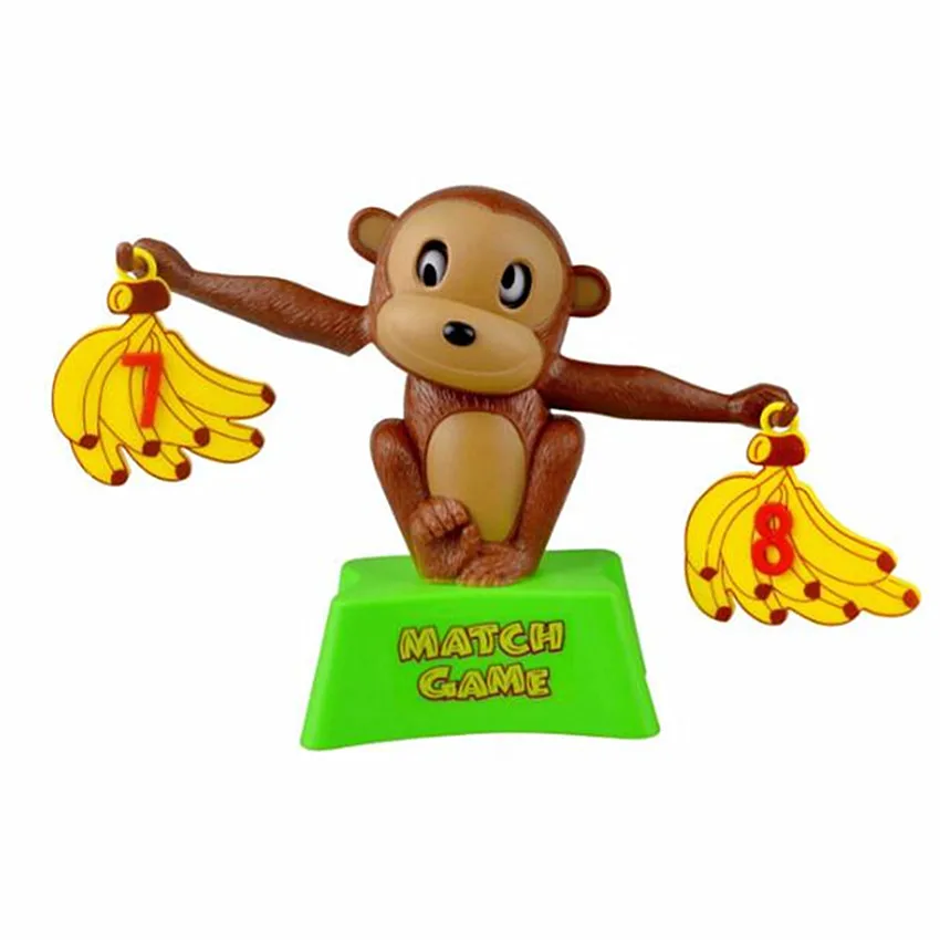 Обезьяна матч Математика балансировка шкала матч Игра количество баланс Игра настольная игра обучающая игрушка для ребенка, чтобы узнать добавить и вычесть