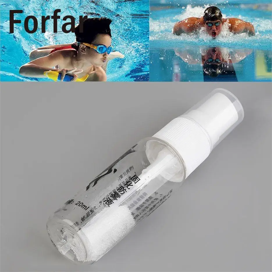 Forfar Анти-туман спрей для плавания Очки подводное погружение маска объектив очиститель спортивные очки Анти-туман спрей бутылка