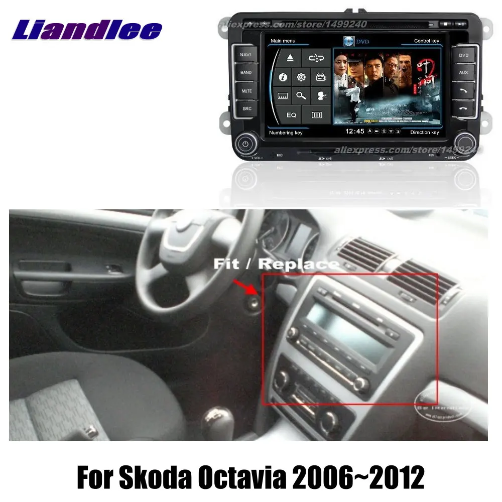 

Liandlee 7" For Skoda Octavia 2006~2012 Car Android Radio Player GPS NAVI Maps HD Touch Screen TV Multimedia No CD DVD