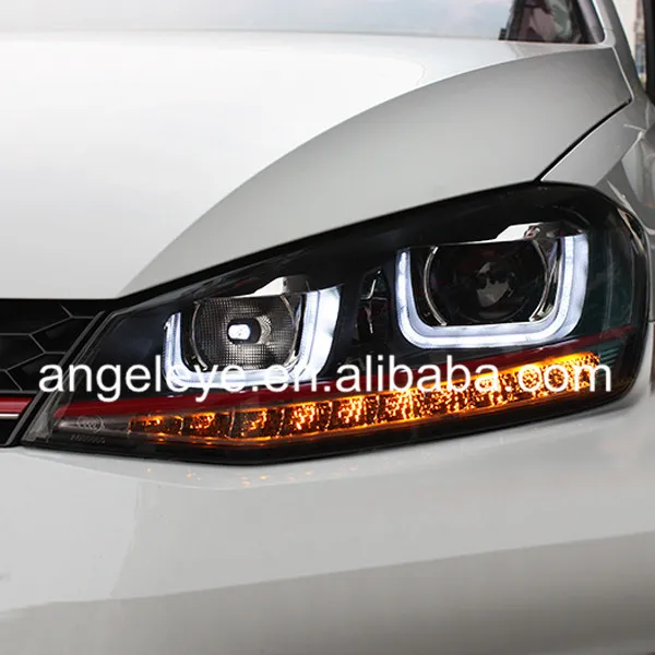 

Для VOLKSWAGEN 2013-2014 года, для Golf 7, фара Angel Eyes TLZ