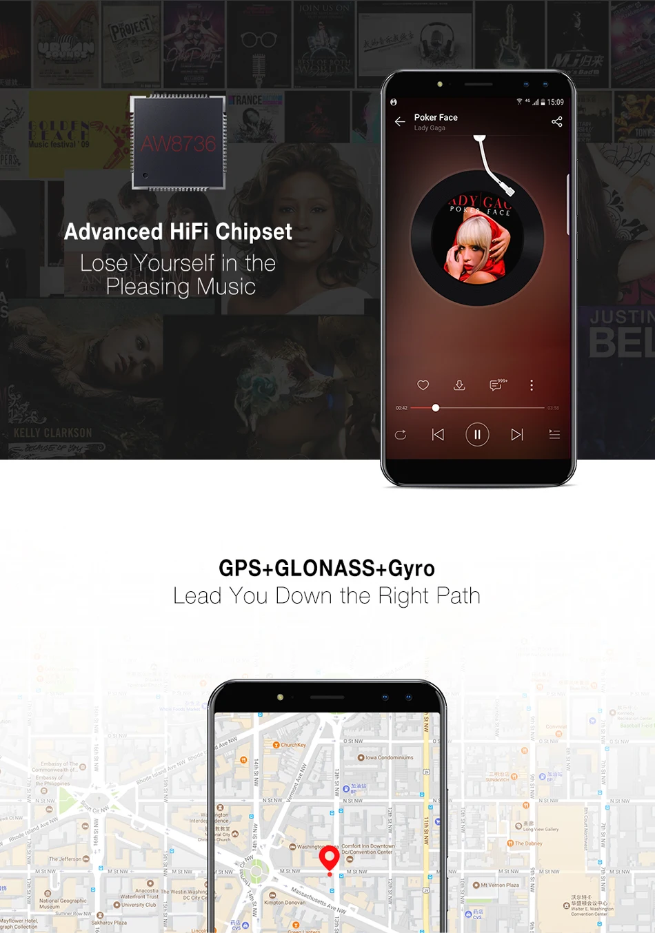 Ulefone Power 3 смартфон с восьмиядерным процессором 6080 мАч ОЗУ 6 ГБ ПЗУ 64 дюймов 18:9 FHD + 4