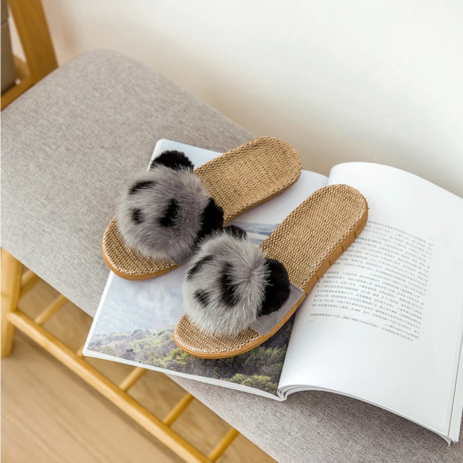 LCIZRONG милые летние пляжные тапочки с рисунком панды для женщин модные уличные из