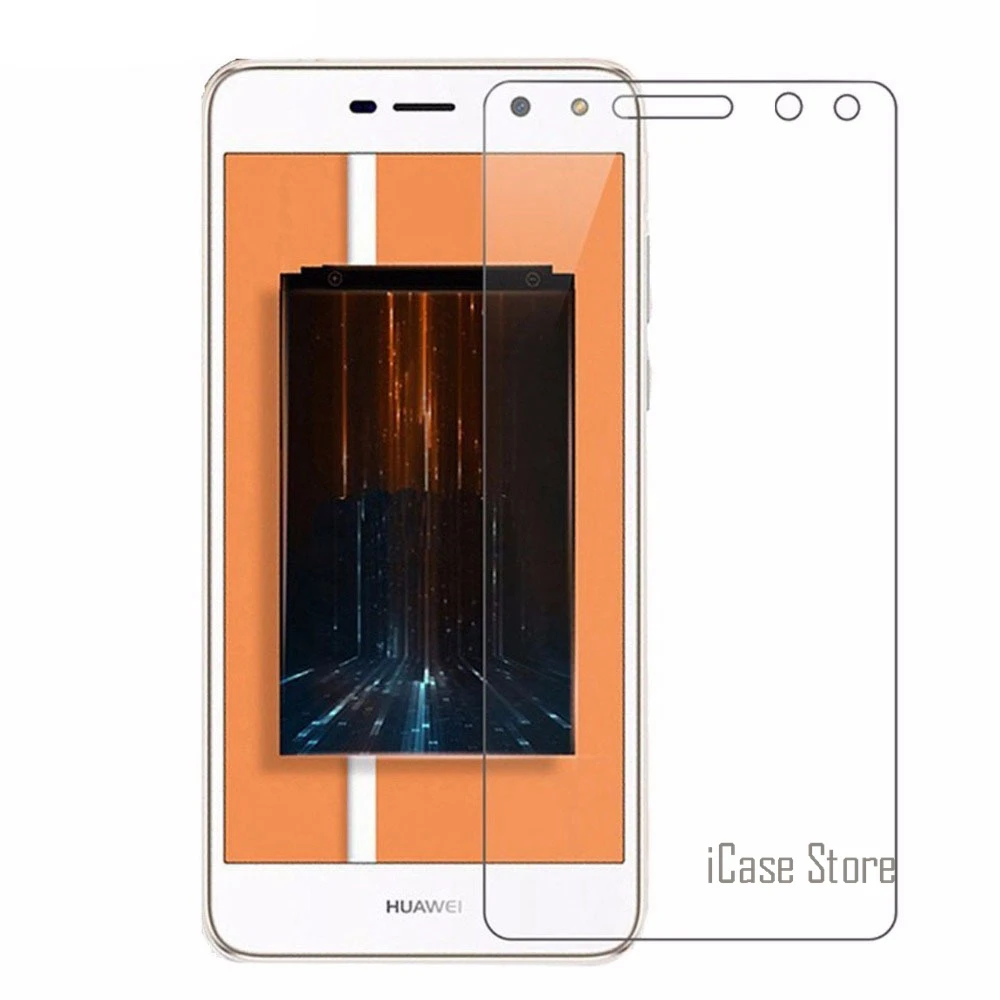 С уровнем твердости 9 H покрытие Экран закаленное Стекло для huawei Y5 2017 MYA L02 L03