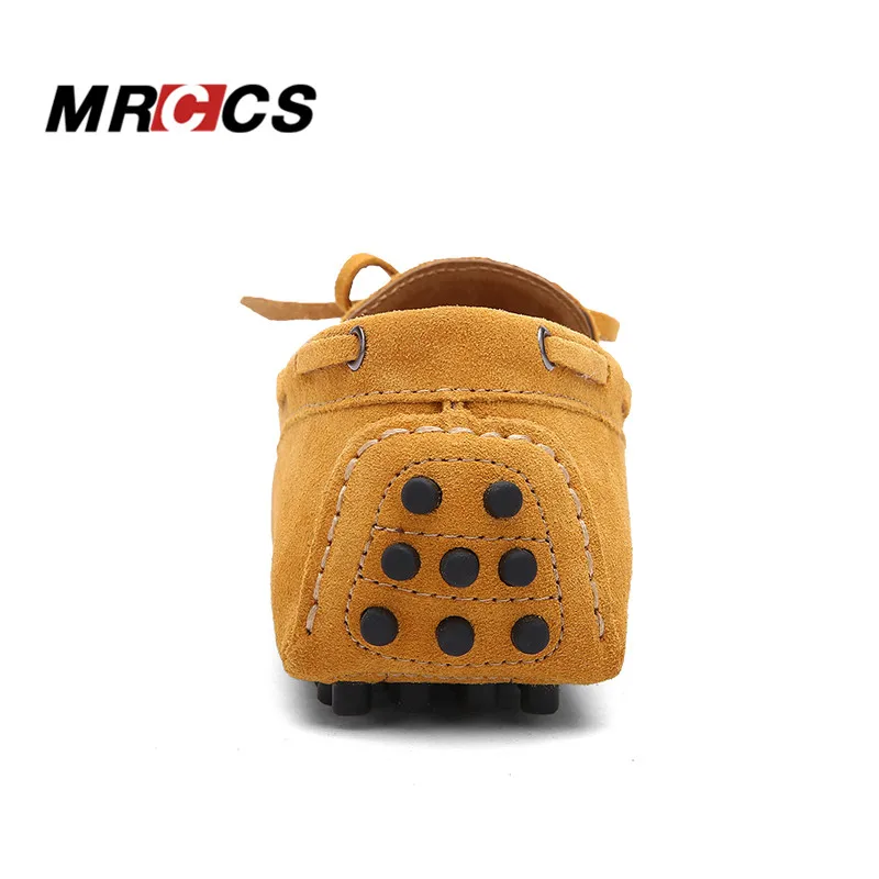 MRCCS/мужские повседневные Мокасины из замши 38-45 мягкие Лоферы весна-лето-осень