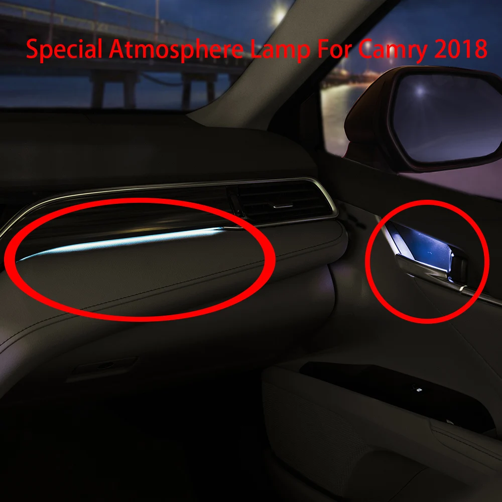 Для Toyota Camry 2017 2018 XV70 Автомобильная установка Co pilot атмосферсветильник лампа