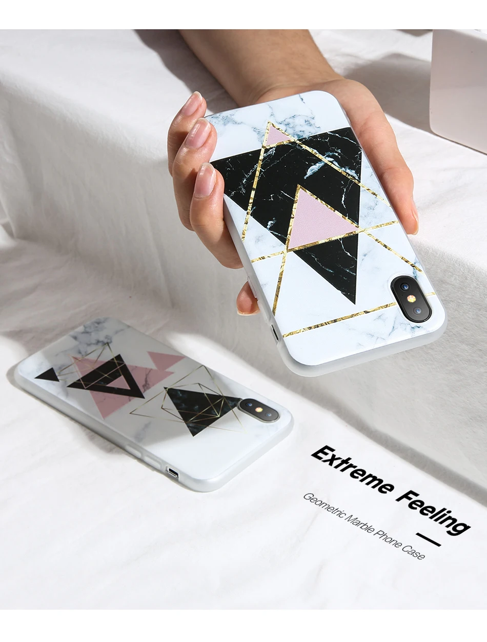 KISSCASE силиконовый чехол для Samsung Galaxy S8 S9 плюс треугольная Геометрия Мрамор чехол для Samsung Galaxy A7 A6 A5 J3 J5 чехол на самсунг j5