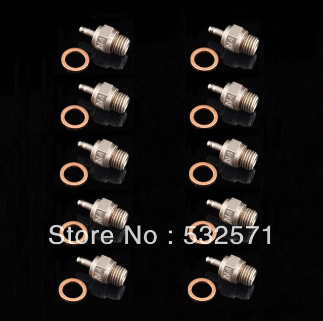 Оптом 10шт Калильно Каталические Свечи Зажигания и Накаливания Но.3# N3 РУ Нитро