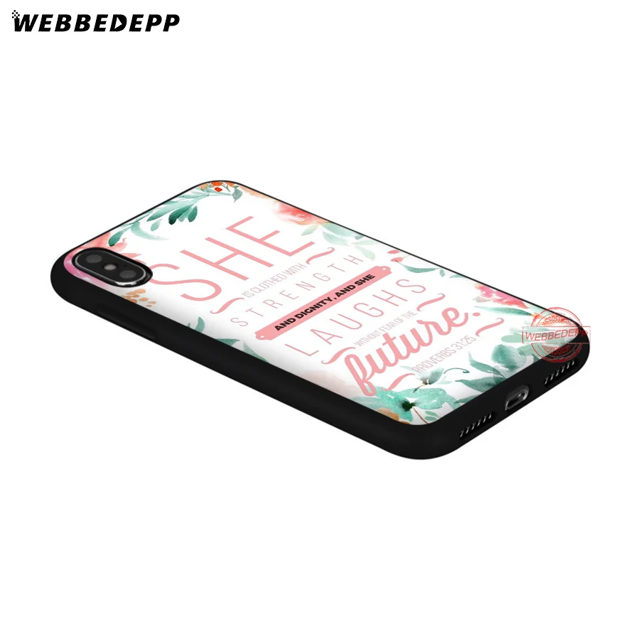 WEBBEDEPP Proverb Phrase Motto Good Vibes Only Love Soft Case for iPhone 8 7 6S 6 Plus 11 Pro XS Max XR X 5 5S SE Back Shell | Мобильные
