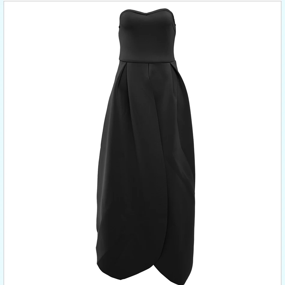 Amily.C 2020 чистый подводный холодный плечевой ремень Petaline mangas vestido de cintura alta elegante