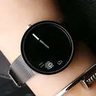 2018 модные, лидер продаж, брендовые, женские, мужские, унисекс, сетчатые, Стальные наручные часы, популярные Стильные кварцевые, студенческие часы, уникальный дизайн