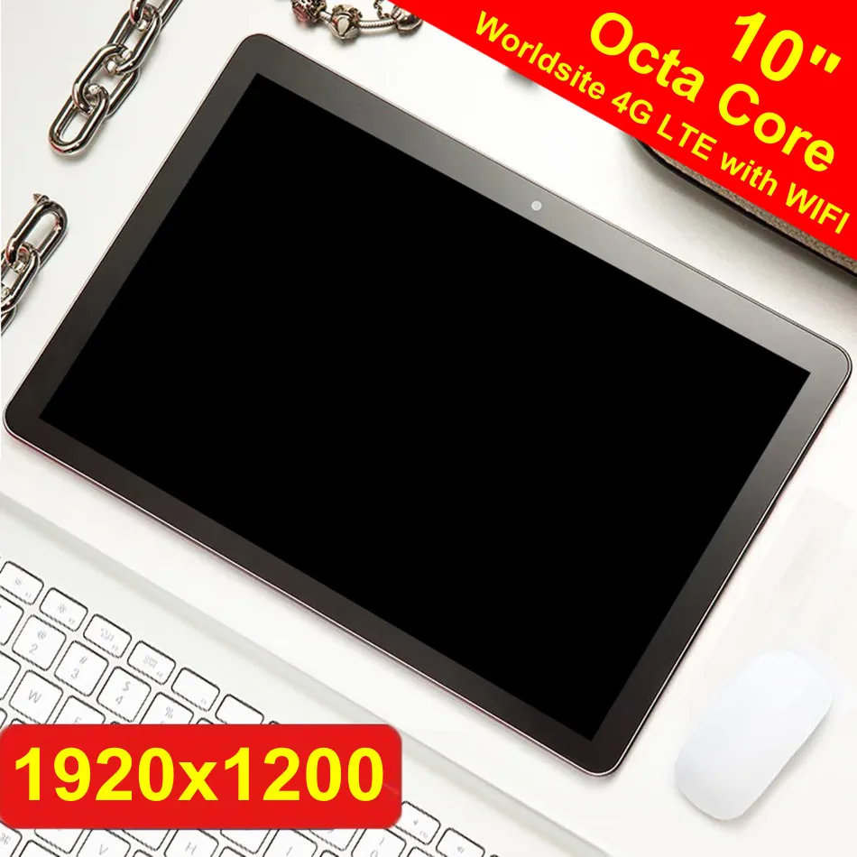 KUHENGAO Pad планшеты 1" PC Восьмиядерный 1920x1200 двойная камера Две sim-карты телефонный звонок 4G планшет Android