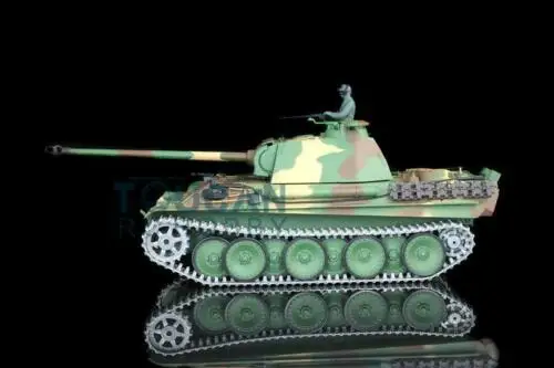 Henglong 1/16 6 0 Модернизированный немецкий пантера G RTR RC Танк 3879 Вт/360 револьверов