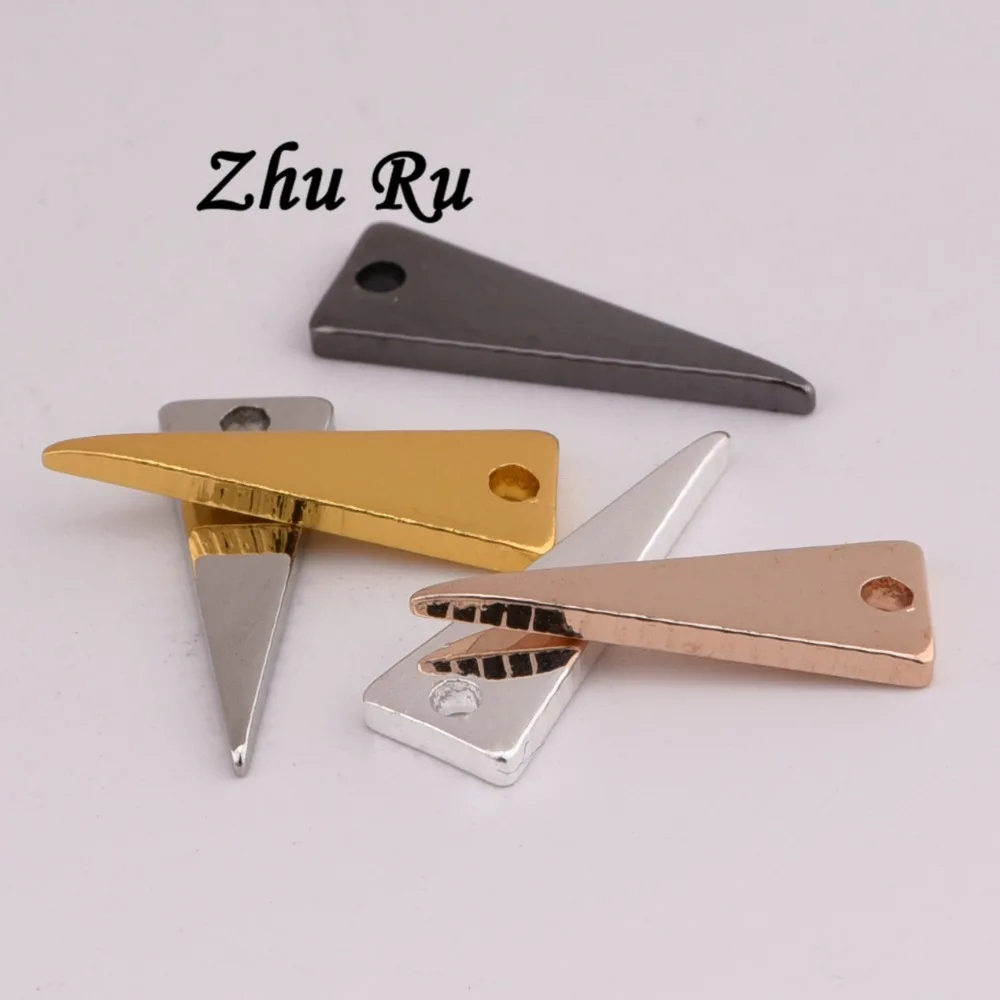 10 шт ZHU RU 17 5*6 мм Новая мода ожерелье Кулон Винтаж Горячая продажа острый Топ