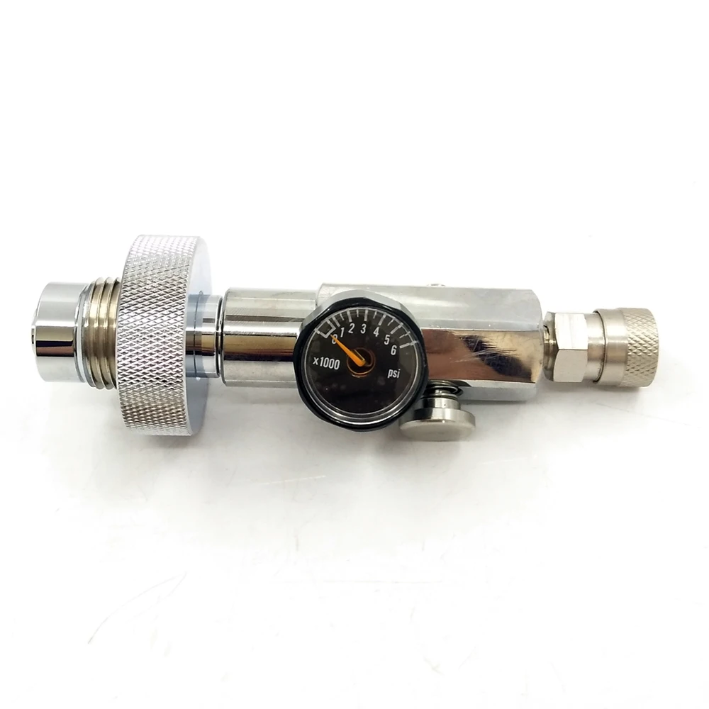 Пейнтбол PCP заполняющая станция 300 бар/4500psi Din G5/" зарядный адаптер w/10" стальной плетеный шланг/2" пружинный армированный шланг