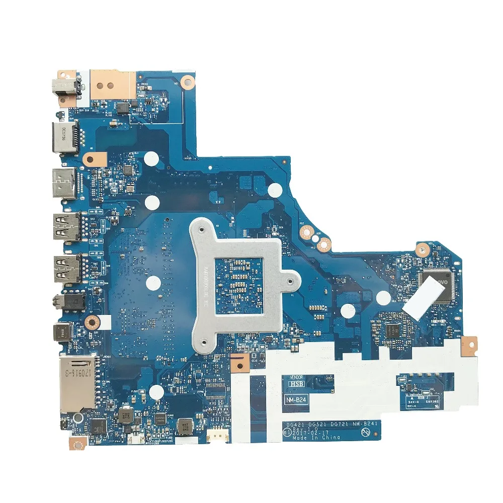 5B20N86620 для lenovo IdeaPad 320-15IKB 320-17IKB Материнская плата ноутбука DG721 NM-B241 SR342 i5-7200U Процессор 4 Гб Оперативная память DDR4