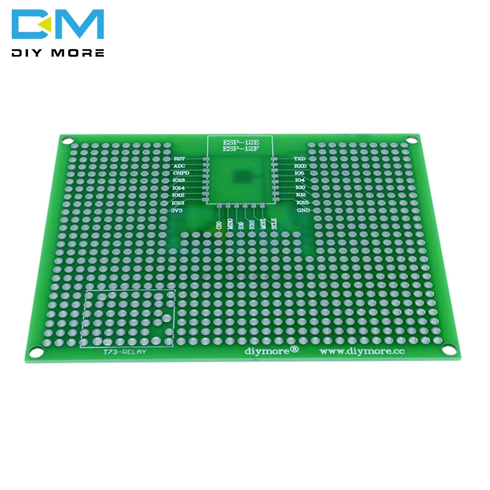 7x9 см 70X90 мм Прототип PCB макетная плата для ESP8266 ESP-12F ESP-12E ESP12 ESP32 ESP-32S двухсторонний Прототип PCB