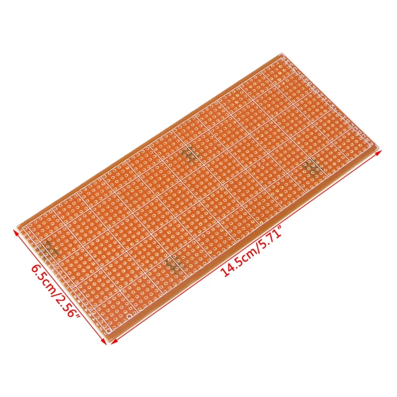 

New High quality 5 Pcs 6.5x14.5cm Stripboard Veroboard Uncut PCB Platine Single Side Circuit Board