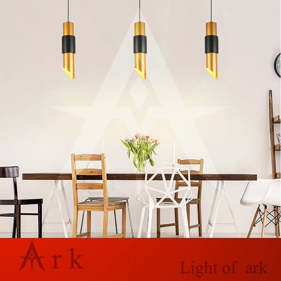 Креативная индивидуальная Цилиндрическая Люстра диаметром 10 см для ресторана