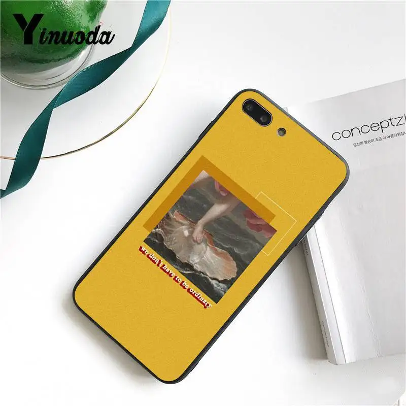 Yinuoda эстетическое Искусство Ван Гог Мона Лиза Давид фонеказа для iPhone 6S 6plus 7 7plus 8
